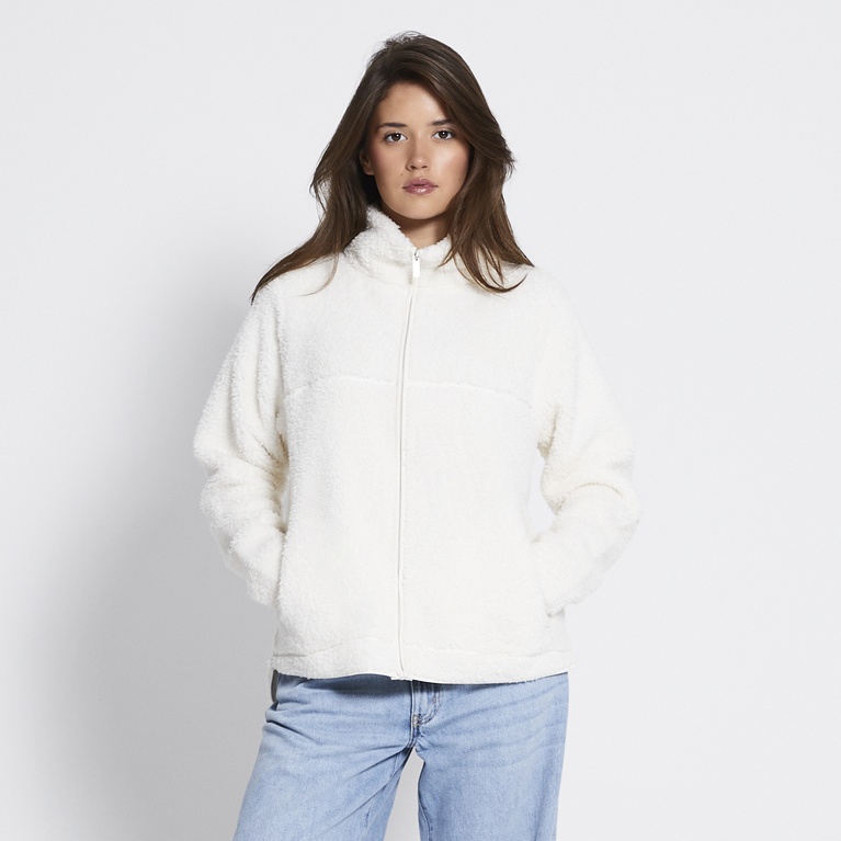 Teddy jacket "Cosy" Off white